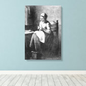 ヴィンテージアルバートノイフイズザシーメスト キャンバスプリント (インサイチュ (ウッドフロア))