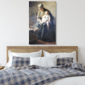 ヴィンテージアルバートノイフーズ母子 キャンバスプリント (インサイチュ (寝室))