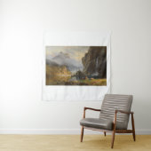 ヴィンテージアルバートビエルシュタットインディアンスピア魚釣り タペストリー (インサイチュ)