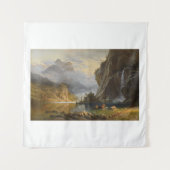 ヴィンテージアルバートビエルシュタットインディアンスピア魚釣り タペストリー (正面)