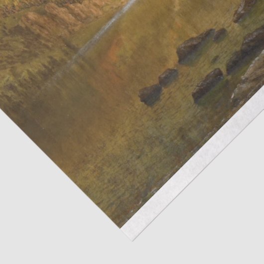 ヴィンテージアルバートビエルシュタットインディアンスピア魚釣り 薄葉紙 (詳細)