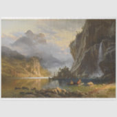 ヴィンテージアルバートビエルシュタットインディアンスピア魚釣り 薄葉紙 (正面)