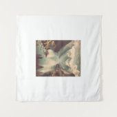 ヴィンテージアルパインレイクランドスケープ タペストリー (正面(横))