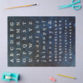 ヴィンテージアルファベットエフェメラデクページ 薄葉紙 (クラフト)