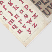 ヴィンテージアルファベットタイポグラフィデコパージュコラージュ 薄葉紙 (詳細)
