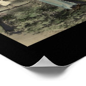 ヴィンテージアルファベット名のアート ポスター (角)