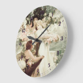 ヴィンテージアルフォンスミュシャ春精神 ラージ壁時計 (傾斜)