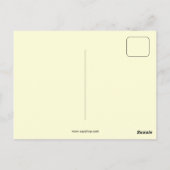 ヴィンテージアルフォンスミュシャ月4月アールヌーボー ポストカード (裏面)