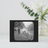 ヴィンテージアルフォン魔法ランタンスライド ポストカード (スタンド正面)