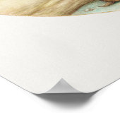 ヴィンテージアルマジロイラストレーションポスター ポスター (角)