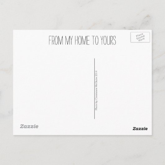 ヴィンテージアルミ計量カップレシピカード ポストカード (裏面)