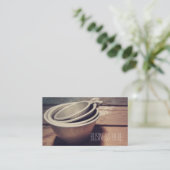 ヴィンテージアルミ計量カップレトロインスパイア 名刺 (スタンド正面)