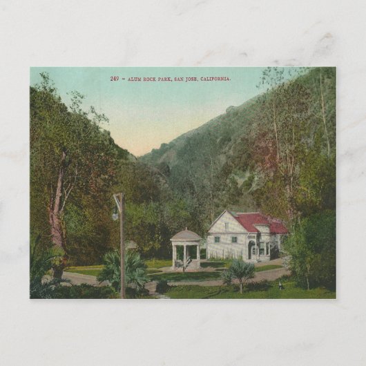 ヴィンテージアルムロックパークカリフォルニア ポストカード (正面)