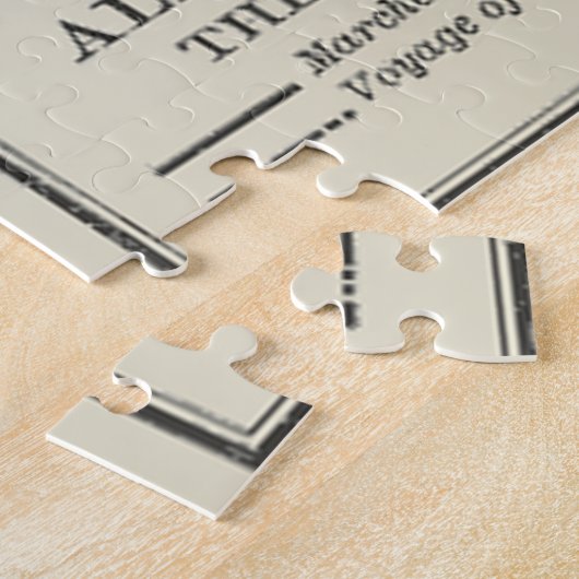 ヴィンテージアレキサンダー・ザグレート帝国の地図(1913) ジグソーパズル (側面)