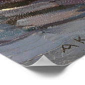 ヴィンテージアレクサンダー・コスター四アヒルの池 ポスター (角)