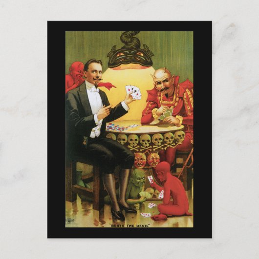 ヴィンテージアレクサンダー・フレドリック「悪魔のビート」 ポストカード (正面)