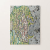 ヴィンテージアレクサンドリアジョージブラウンの地図 ジグソーパズル (縦)