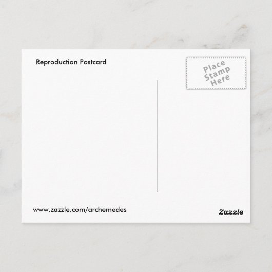 ヴィンテージアレクサンドリアルイジアナ ポストカード (裏面)