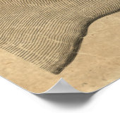 ヴィンテージアレクサンドリア・バージニアの地図(1798) ポスター (角)