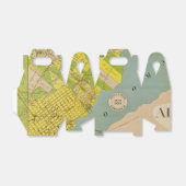 ヴィンテージアレクサンドリアVAの結婚地図 フェイバーボックス (折り畳みなし)