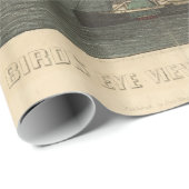 ヴィンテージアレクサンドリアVAの絵図（1863年） ラッピングペーパー (ロールコーナー)