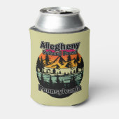 ヴィンテージアレゲニー国立森林ペンシルバニア 缶クーラー (缶裏面)