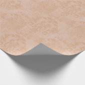 ヴィンテージアレーダスティピーチダマスク ラッピングペーパー (角)