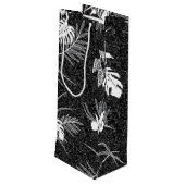 ヴィンテージアロハ抱き枕 | Lau Barkcloth Black ワインギフトバッグ (裏面アングル)