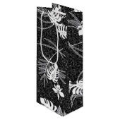 ヴィンテージアロハ抱き枕 | Lau Barkcloth Black ワインギフトバッグ (正面アングル)