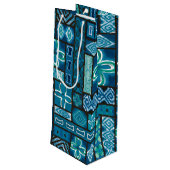 ヴィンテージアロハ抱き枕 | Pua Blue ワインギフトバッグ (裏面アングル)