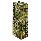 ヴィンテージアロハ抱き枕 | Pua Green ワインギフトバッグ (正面アングル)