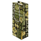 ヴィンテージアロハ抱き枕 | Pua Green ワインギフトバッグ (正面アングル)