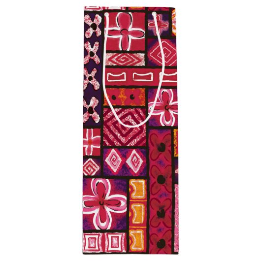 ヴィンテージアロハ抱き枕 | Pua Punch ワインギフトバッグ (正面)