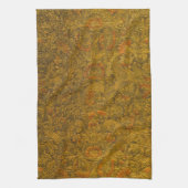 ヴィンテージアロバーエンボスフローラルパターン キッチンタオル (縦)