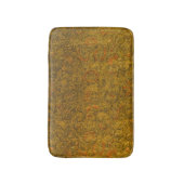 ヴィンテージアロバーエンボスフローラルパターン バスマット (正面縦)