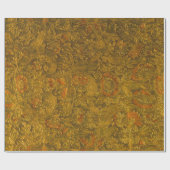 ヴィンテージアロバーエンボスフローラルパターン ラッピングペーパー (フラット)