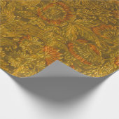 ヴィンテージアロバーエンボスフローラルパターン ラッピングペーパー (角)