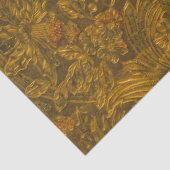 ヴィンテージアロバーエンボスフローラルパターン 薄葉紙 (詳細)