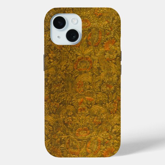 ヴィンテージアロバーエンボスフローラルパターン Case-Mate iPhoneケース (裏面)