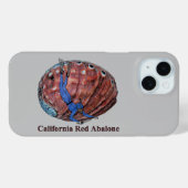 ヴィンテージアワビ貝とダイバーURM Case-Mate iPhoneケース (裏面 (横))