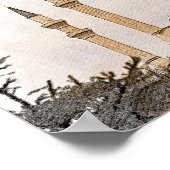 ヴィンテージアンカラトルコカテペモスクビュー ポスター (角)