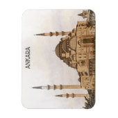 ヴィンテージアンカラトルコカテペモスクビュー マグネット (縦)