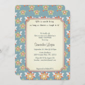 ヴィンテージアンクラシックストーリーベビーシャワー招待状 招待状 (正面/裏面)