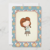 ヴィンテージアンクラシックストーリーベビーシャワー招待状 招待状 (裏面)