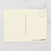 ヴィンテージアンクルサム感謝祭あいさつ ポストカード (裏面)