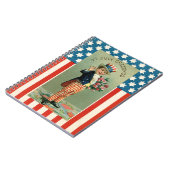 ヴィンテージアンクルサム7月4日 ノートブック (左側)