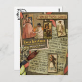 ヴィンテージアンクルトムのキャビンのスクラップブックポストカード ポストカード (正面/裏面)