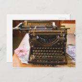 ヴィンテージアンダーウッドタイプライター ポストカード (正面/裏面)