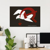 ヴィンテージアンチ共産主義プロパガンダポスター ポスター (ホームオフィス)