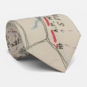 ヴィンテージアンティタムの戦場の地図(1865) ネクタイ (ロール)